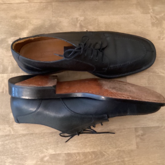 Lands’ End Men’s Black Leather Oxford Size 12M main image 5